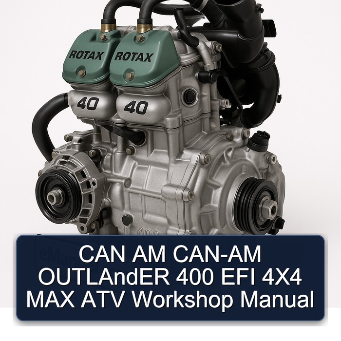 CAN AM CAN-AM Outlander 400 EFI 4x4 MAX Service Repair Workshop Manual PDF