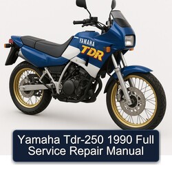 1990 Yamaha TDR Models TDR-250 Service Repair Workshop Manual PDF