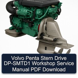 Volvo Penta Stern Drive DP-SMTD1 Service Repair Workshop Manual PDF