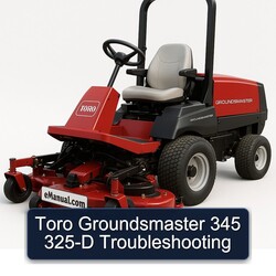 Toro Groundsmaster 345 325-D Service Repair Workshop Manual PDF