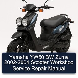 2002-2004 Yamaha Zuma YW50 BW - Scooter Service Repair Workshop Manual PDF