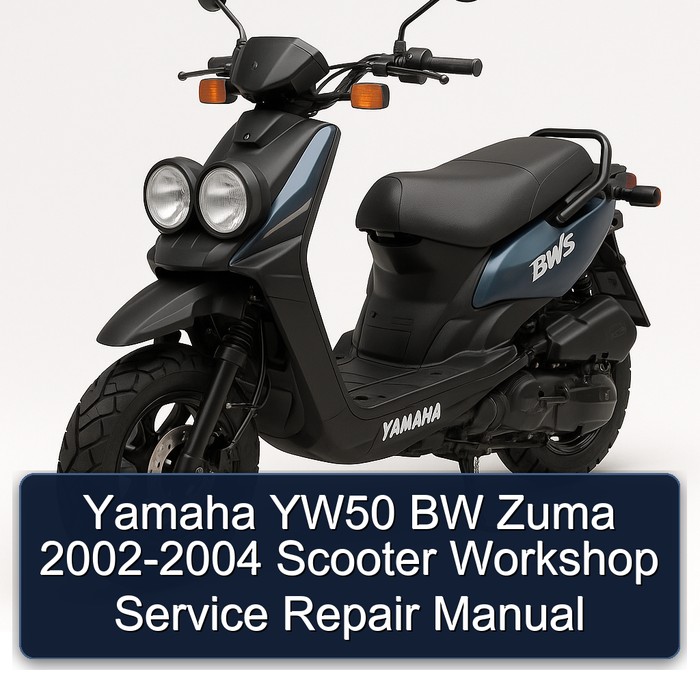 2002-2004 Yamaha Zuma YW50 BW - Scooter Service Repair Workshop Manual PDF