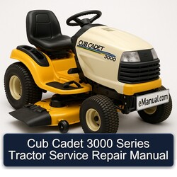Cub Cadet 3000 Series Tractor Service Repair Workshop Manual PDF
