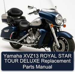 Yamaha XVZ Models XVZ13 Royal Star Tour Deluxe Replacement Parts Catalog PDF