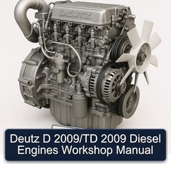 2009 Deutz TD Series D /td Diesel Engines Service Repair Workshop Manual PDF