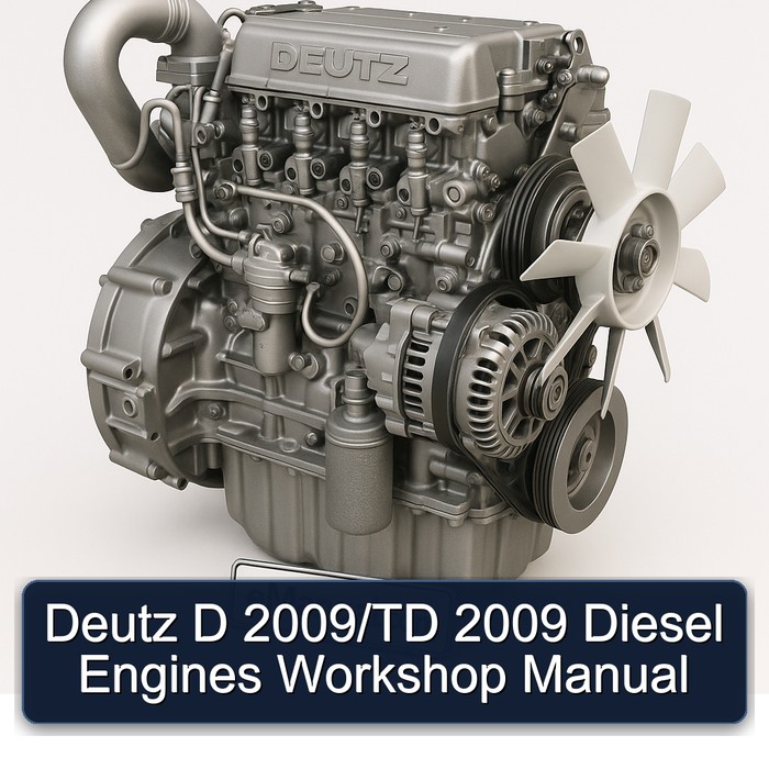 2009 Deutz TD Series D /td Diesel Engines Service Repair Workshop Manual PDF
