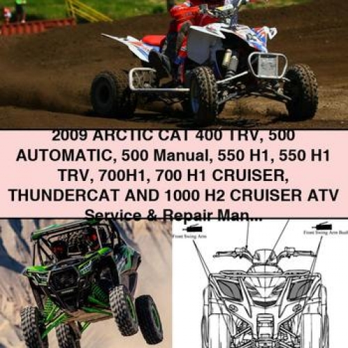 2009 Arctic CAT ATV Service Repair Workshop Manual PDF
