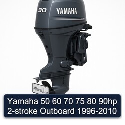 Yamaha 50 60 70 75 80 90hp 2-stroke Outboard 1996-2010