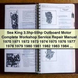 1970-1984 Sea King 3.5hp-55hp Outboard Motor Service Repair Workshop Manual PDF