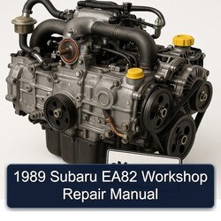 1989 Subaru EA Series EA82 Service Repair Workshop Manual PDF