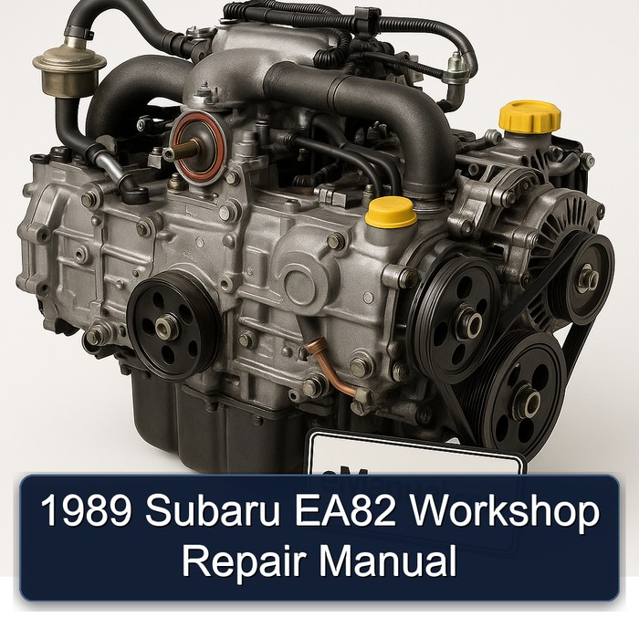 1989 Subaru EA Series EA82 Service Repair Workshop Manual PDF