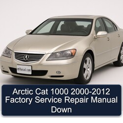 2000-2012 Arctic CAT 1000 - Down Service Repair Workshop Manual PDF