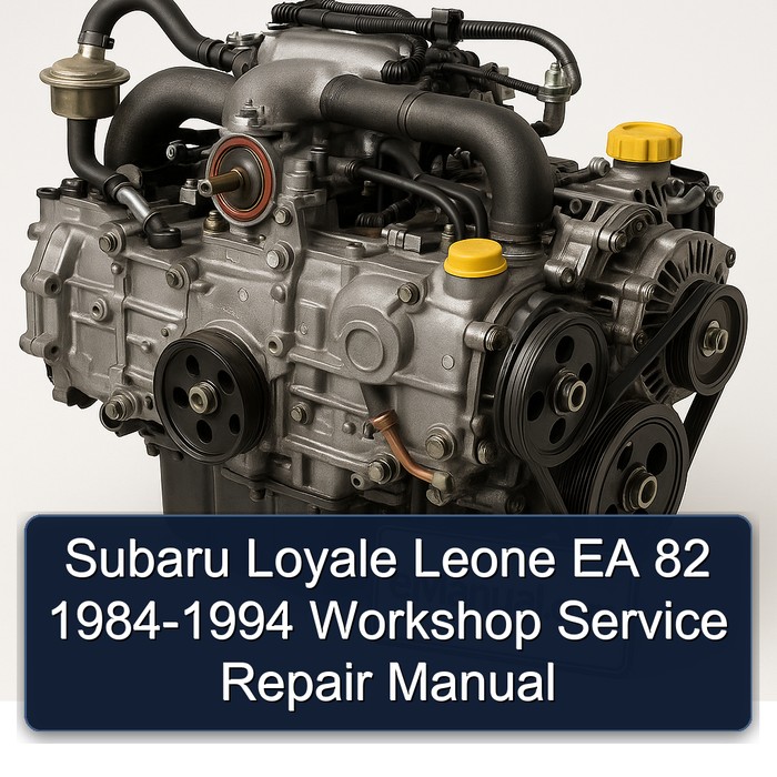 1984-1994 Subaru EA Series Loyale Leone 82 Service Repair Workshop Manual PDF