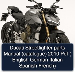 2010 Ducati Streetfighter Parts (CATALOGUE) ( English German Italian Spanish French) Catalog PDF