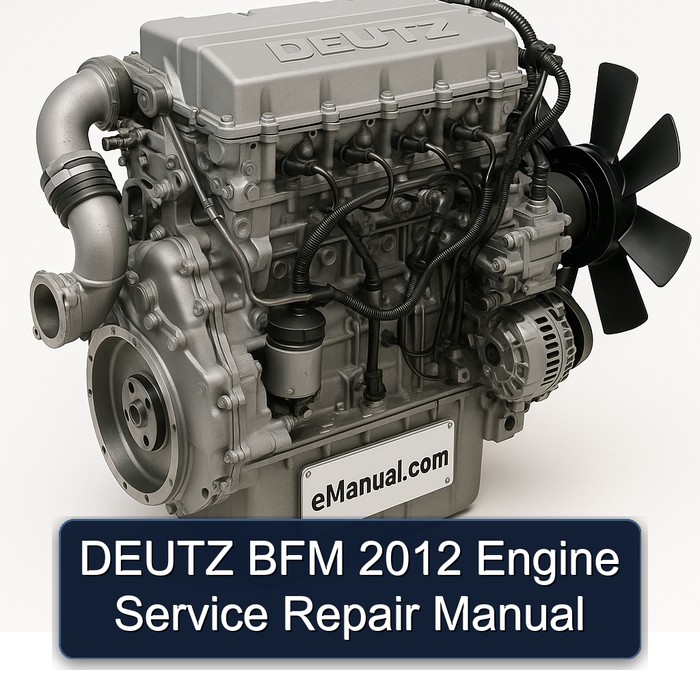 2012 Deutz BFM Engine Service Repair Workshop Manual PDF