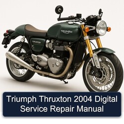 2004 Triumph Thruxton Digital Service Repair Workshop Manual PDF