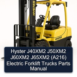 Hyster J40xm2 J50xm2 J60xm2 J65xm2 (A216) Electric Forklift Trucks Parts Catalog PDF