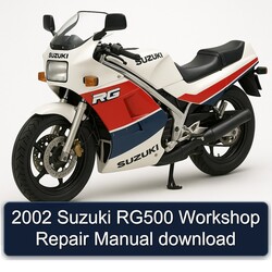 2002 Suzuki RG Series RG500 Service Repair Workshop Manual PDF