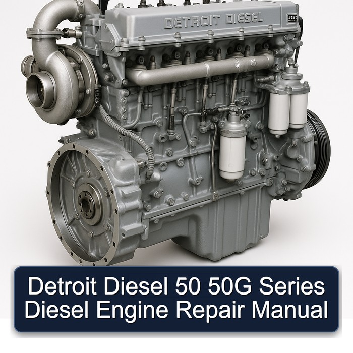 Detroit Diesel 50 50G Series Engine Service Repair Workshop Manual PDF