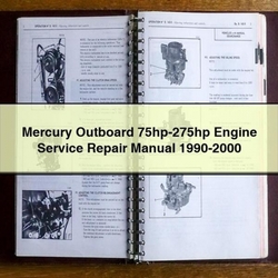 1990-2000 Mercury Outboard 75HP-275HP Engine Service Repair Workshop Manual PDF