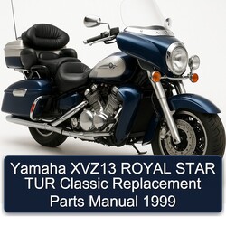 1999 Aprilia Classic Yamaha XVZ13 Royal Star TUR Replacement Parts Catalog PDF