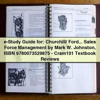 E-STUDY : Churchill/ Ford... Sales Force Management Mark W. Johnston Isbn 9780073529875-cram101 Textbook Reviews Service Repair Workshop Manual PDF
