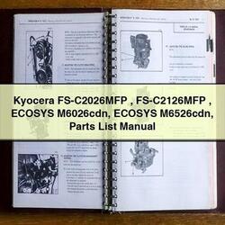 Kyocera Fs-c2026mfp Fs-c2126mfp Ecosys M6026CDN M6526CDN Parts Catalog PDF