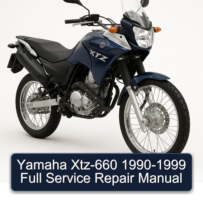 1990-1999 Yamaha XTZ Models XTZ-660 Service Repair Workshop Manual PDF