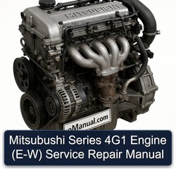 Mitsubishi 6 A Series Mitsubushi 4g1 Engine (E-W) Service Repair Workshop Manual PDF
