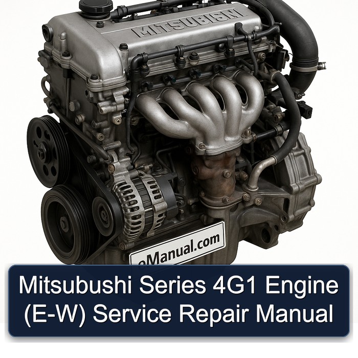 Mitsubishi 6 A Series Mitsubushi 4g1 Engine (E-W) Service Repair Workshop Manual PDF