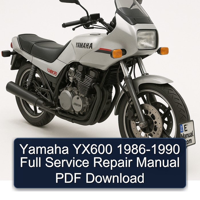 1986-1990 Yamaha YX600 Service Repair Workshop Manual PDF