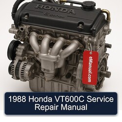 1988 Honda G Series VT600C Service Repair Workshop Manual PDF