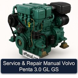 Volvo Penta 3.0 Gl Gs Service Repair Workshop Manual PDF