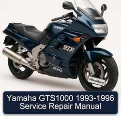 1993-1996 Yamaha GTS1000 Service Repair Workshop Manual PDF
