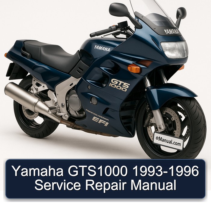 1993-1996 Yamaha GTS1000 Service Repair Workshop Manual PDF