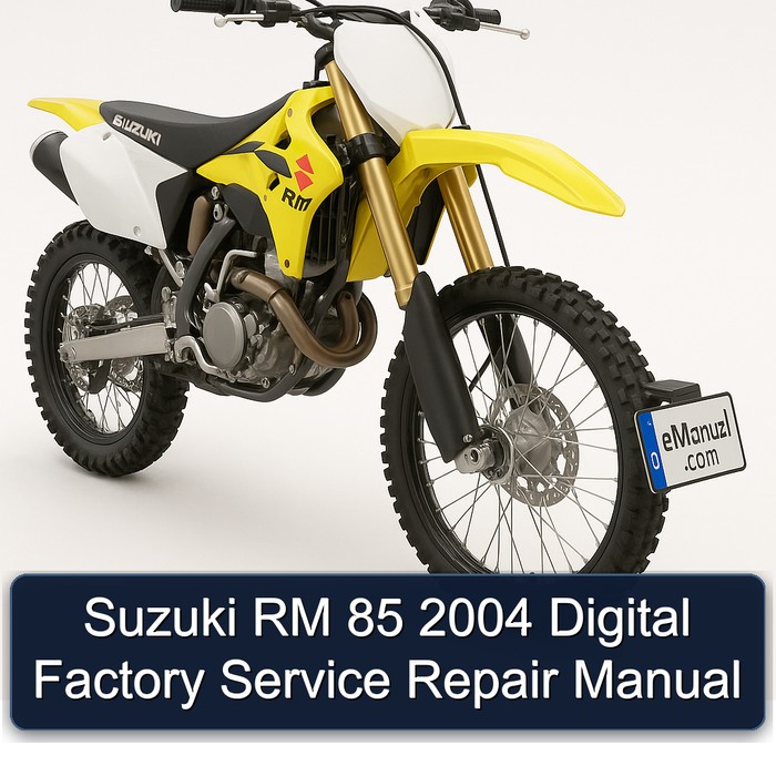 2004 Suzuki RM Series 85 Digital Service Repair Workshop Manual PDF