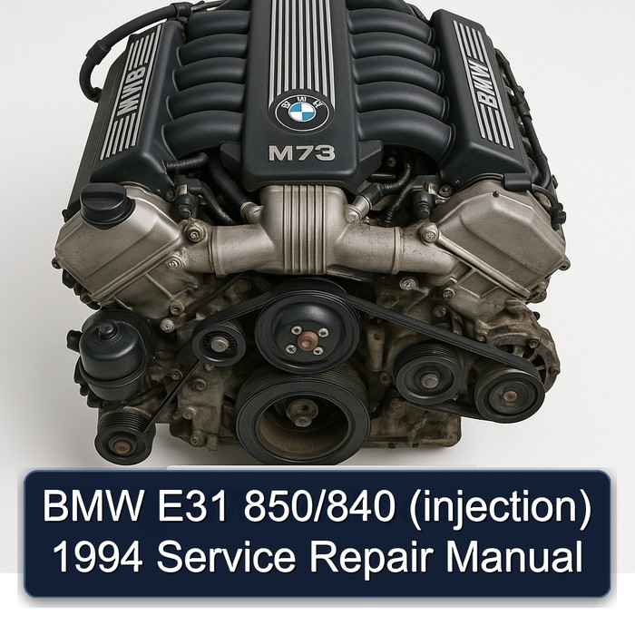 1994 BMW 3 Series E31 850/840 (INJECTION) Service Repair Workshop Manual PDF