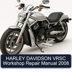 2008 Harley Davidson Vrsc Service Repair Workshop Manual PDF