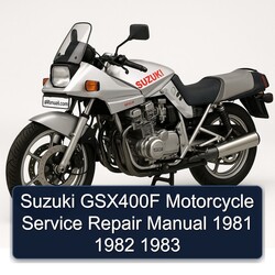 1981-1983 Suzuki GSX Series GSX400F Motorcycle Service Repair Workshop Manual PDF