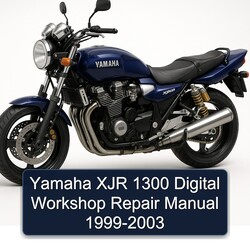 1999-2003 Yamaha XJR Models 1300 Digital Service Repair Workshop Manual PDF
