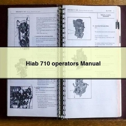 Hiab 710 Operators Operator's Manual PDF