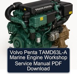 Volvo Penta Tamd63l- Marine Engine Service Repair Workshop Manual PDF