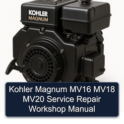 Kohler Magnum Models MV16 MV18 MV20 Service Repair Workshop Manual PDF