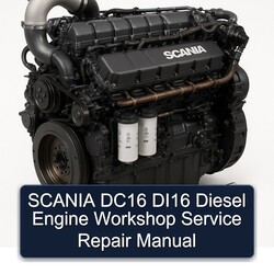 Scania T Series DC16 DI16 Diesel Engine Service Repair Workshop Manual PDF