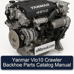 Yanmar VIO10 Crawler Backhoe Parts Catalog PDF