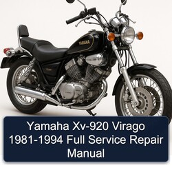 1981-1994 Yamaha Virago XV-920 Service Repair Workshop Manual PDF