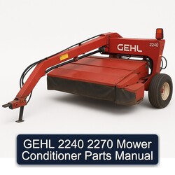 Gehl 2240 2270 Mower Conditioner Parts Catalog PDF