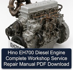 Hino EH700 Diesel Engine Service Repair Workshop Manual PDF