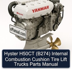 Hyster H50CT (B274) Internal Combustion Cushion Tire Lift Trucks Parts Catalog PDF