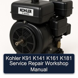 Kohler K Series K91 K141 K161 K181 Service Repair Workshop Manual PDF
